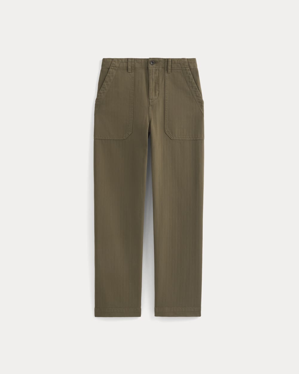 Relaxed Herringbone Fatigue Pants | Beech - Image 2