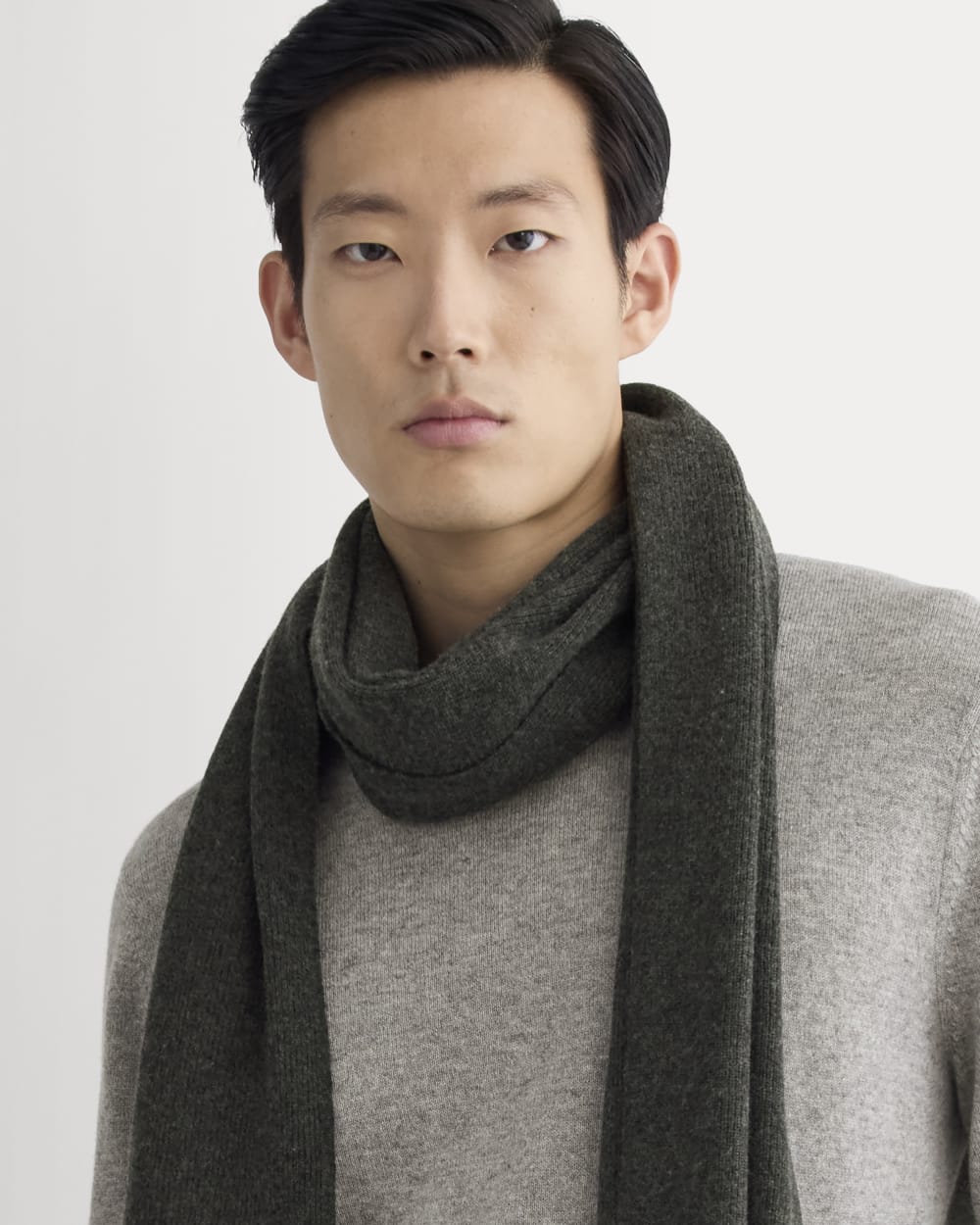 The Cabin Scarf | Heathered Soot - Image 3
