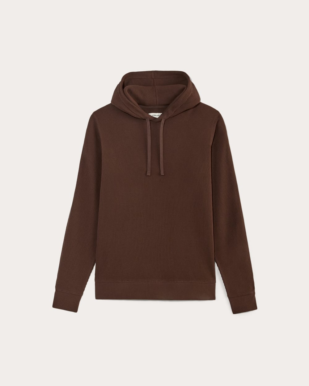 The Waffle-Knit Hoodie | Dark Mahogany - Image 2