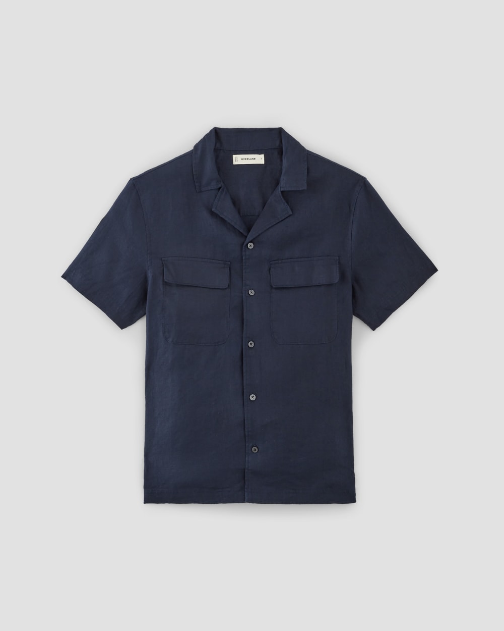 The Resort Shirt in Linen | Navy - Image 2
