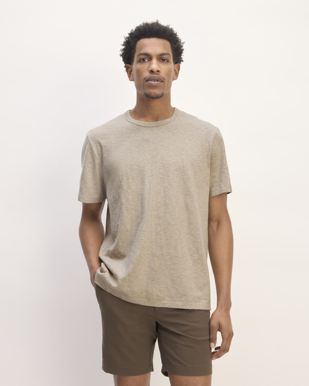 The Cotton Slub Crew | Oatmeal