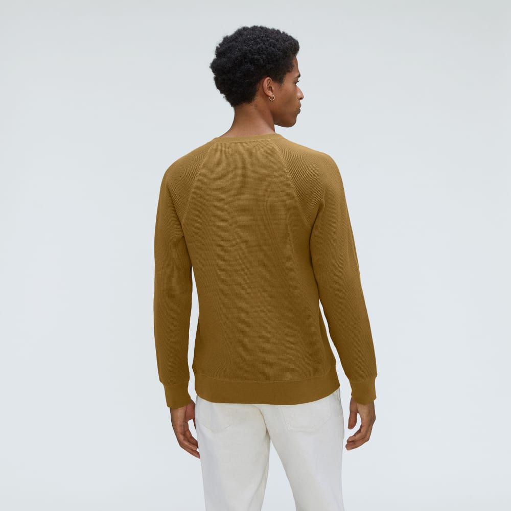 The Waffle Long-Sleeve Crew Tee | Tapenade - Image 3