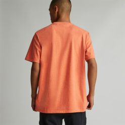 Alternative view of The Organic Cotton Crew | Heathered Paprika