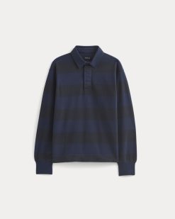 Alternative view of Vintage Rugby Pullover | Navy / Black