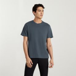 Alternative view of The Organic Cotton Crew | Dark Slate