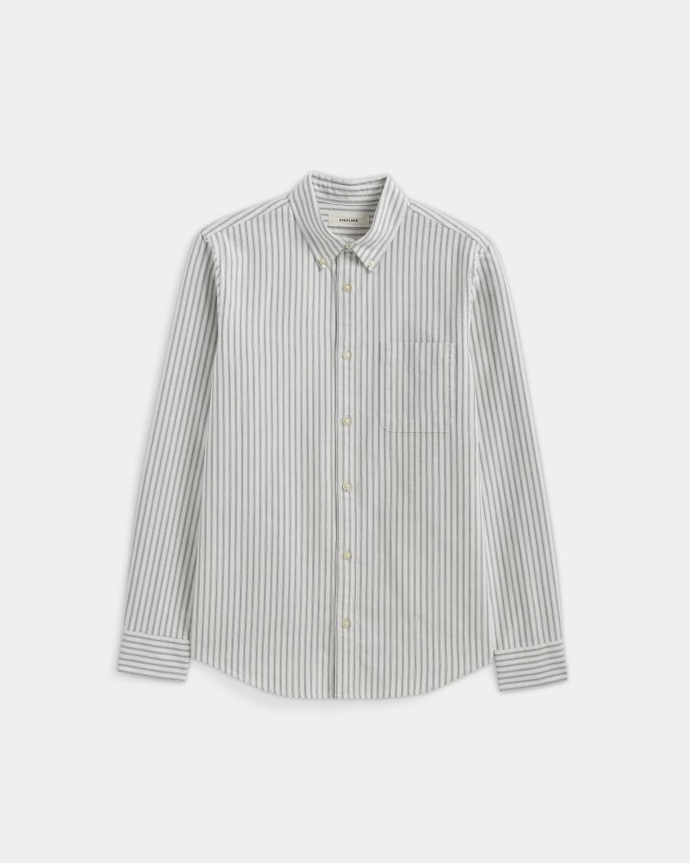 The Slim Oxford Shirt | Bone/Navy | Tall - Image 2