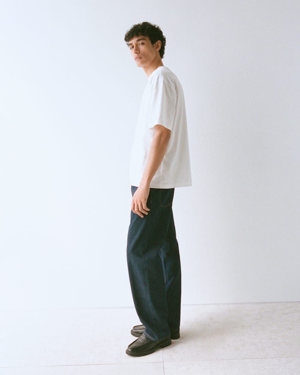 Archive Relaxed-Fit Cotton Crew | White - Image 3