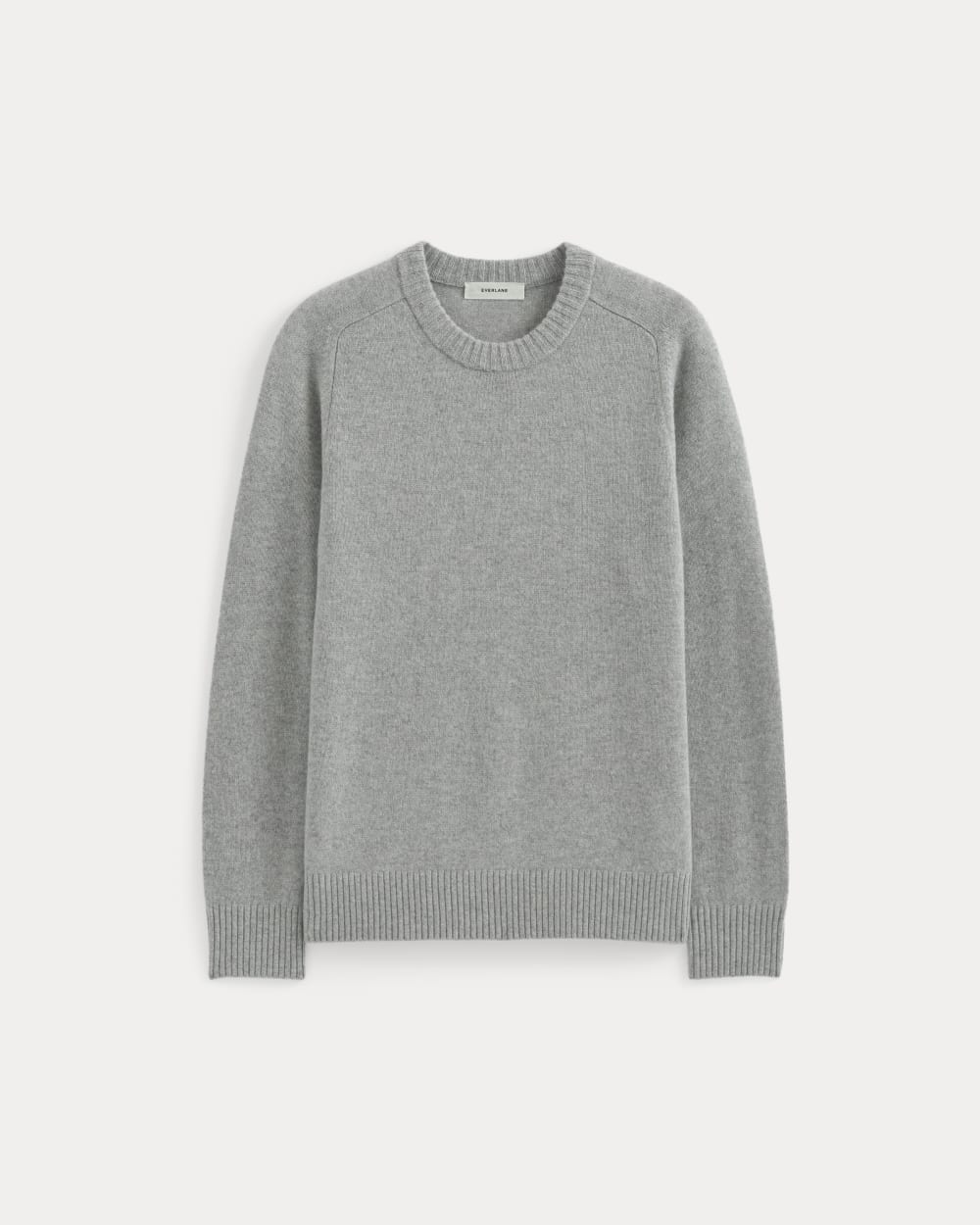 Midweight Cashmere Crew | Heathered Grey - Image 2