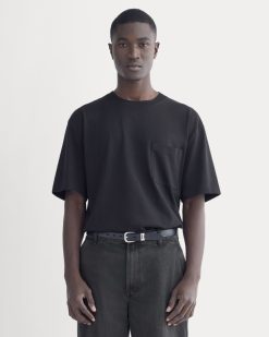 Oversized Midweight Tee | Black
