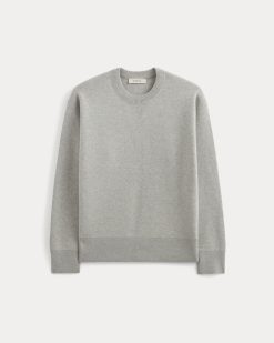 Alternative view of Luxe Merino Double-Knit Sweater |  Heathered Grey
