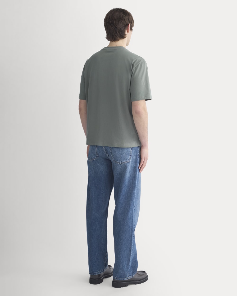 Archive Relaxed-Fit Cotton Crew | Agave Green - Image 4
