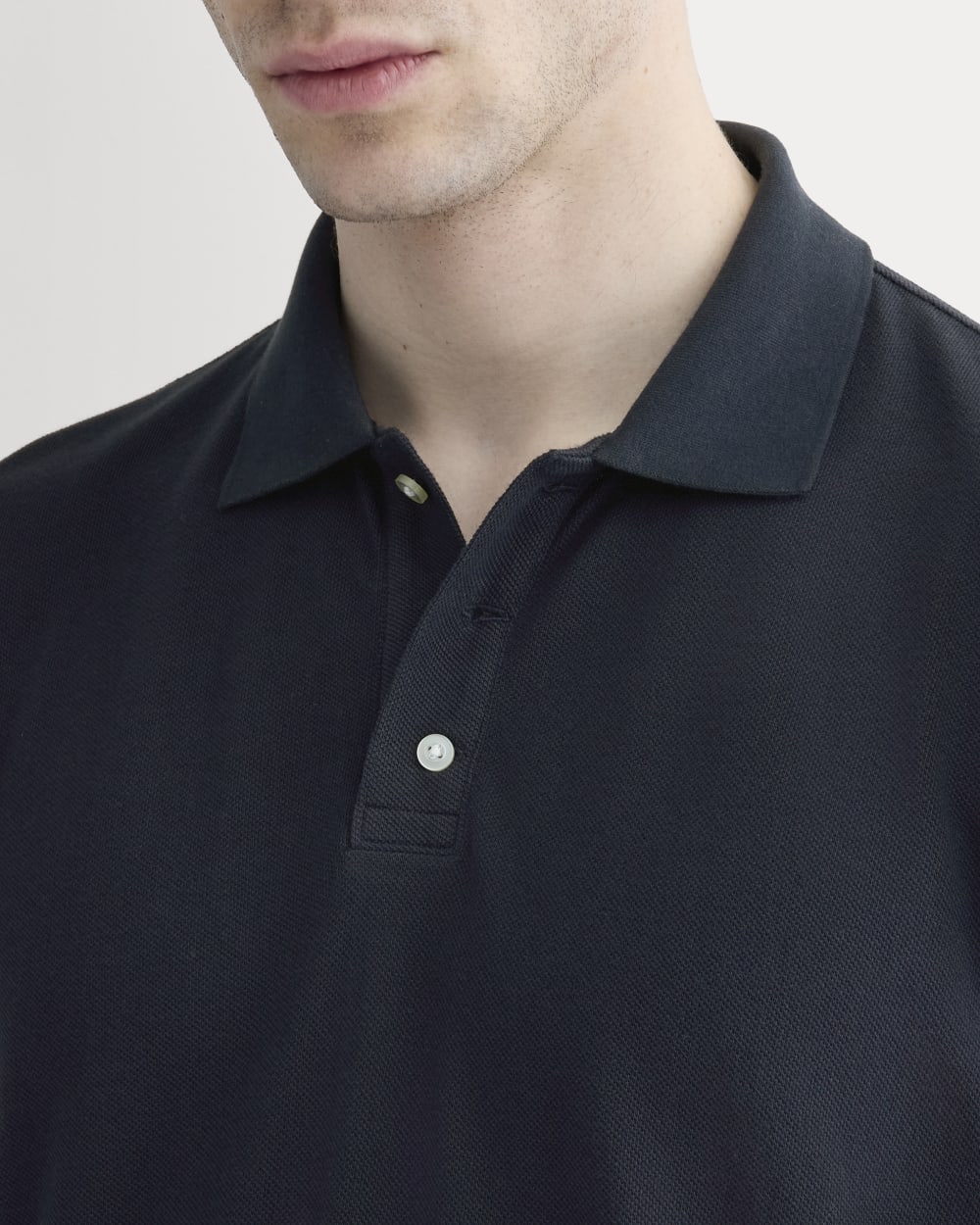 The Pique Polo | Deep Navy - Image 4