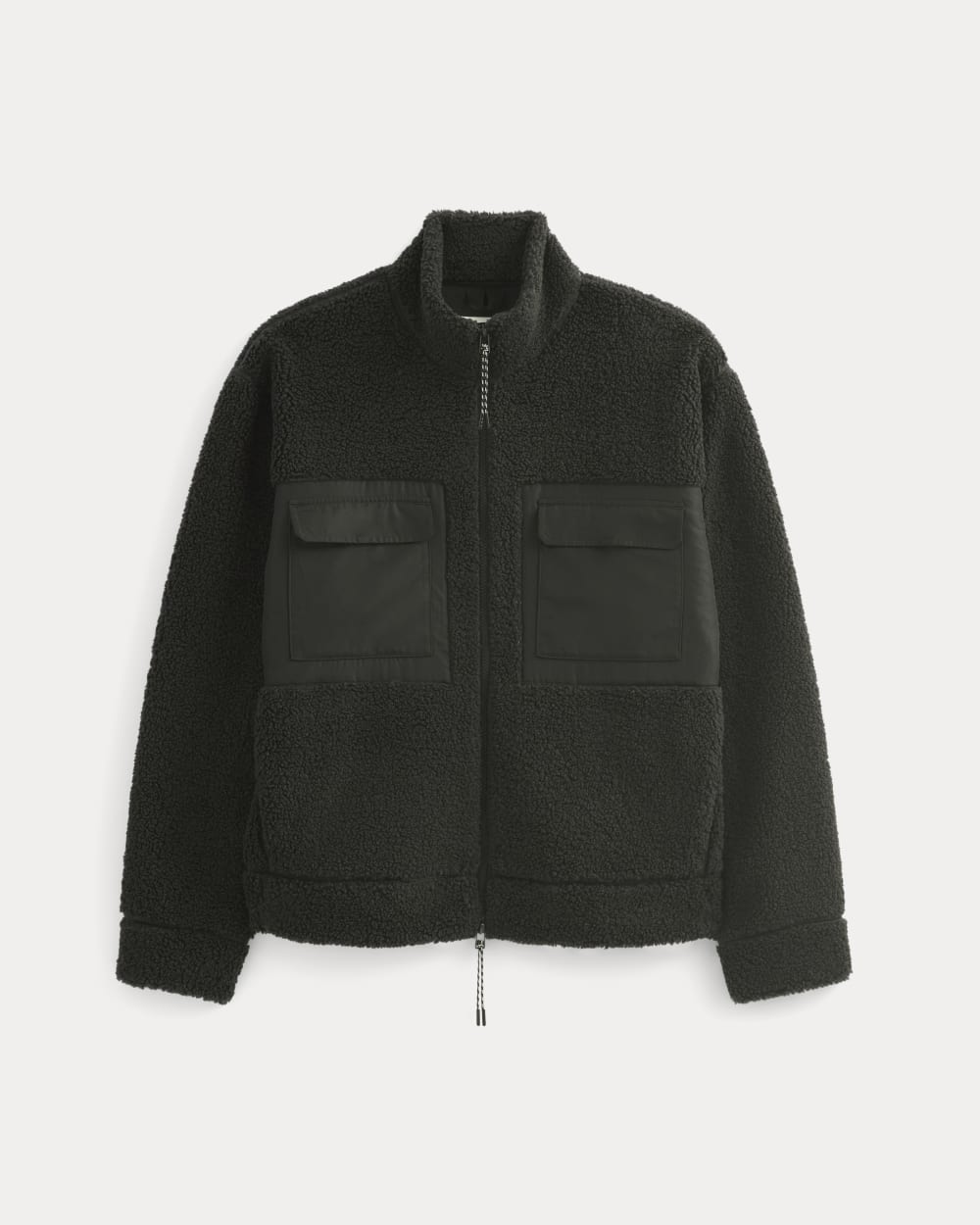 ReTrack Fleece Zip-Up | Black - Image 2