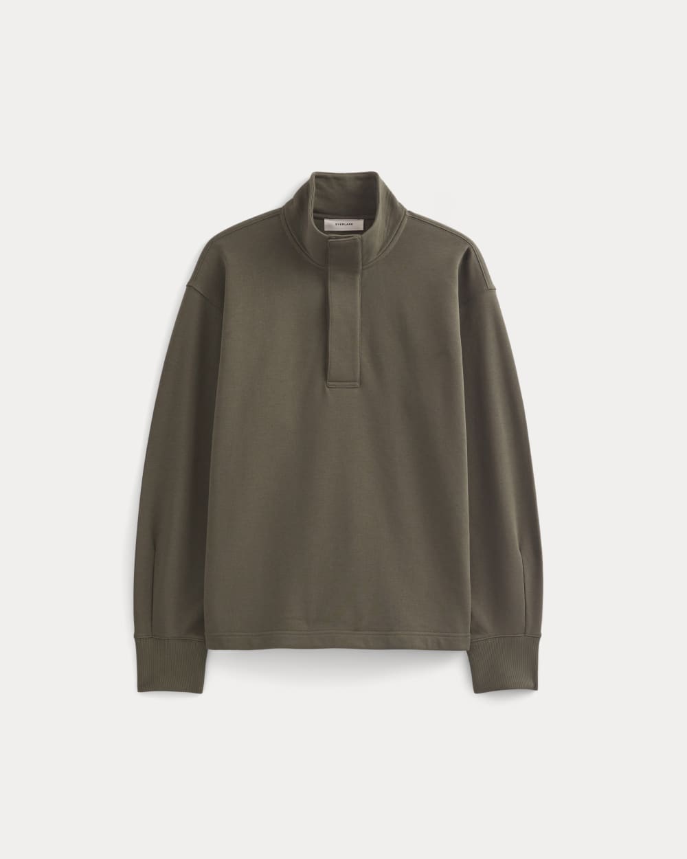 Off-Duty Terry Pullover | Olive Night - Image 2