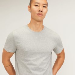 Alternative view of The Organic Cotton Crew |  Heathered Grey