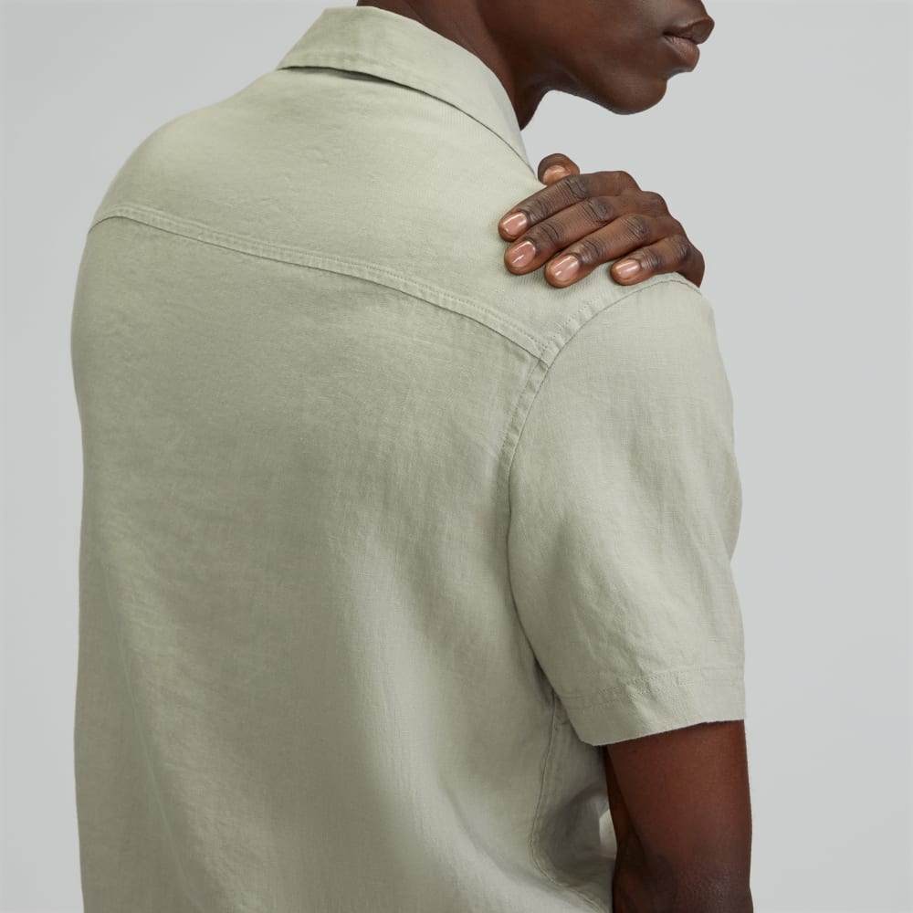 The Resort Shirt in Linen | Seagrass - Image 5