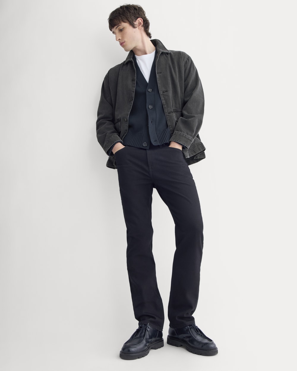 Comfort-Stretch Slim-Fit Jean | Black - Image 3