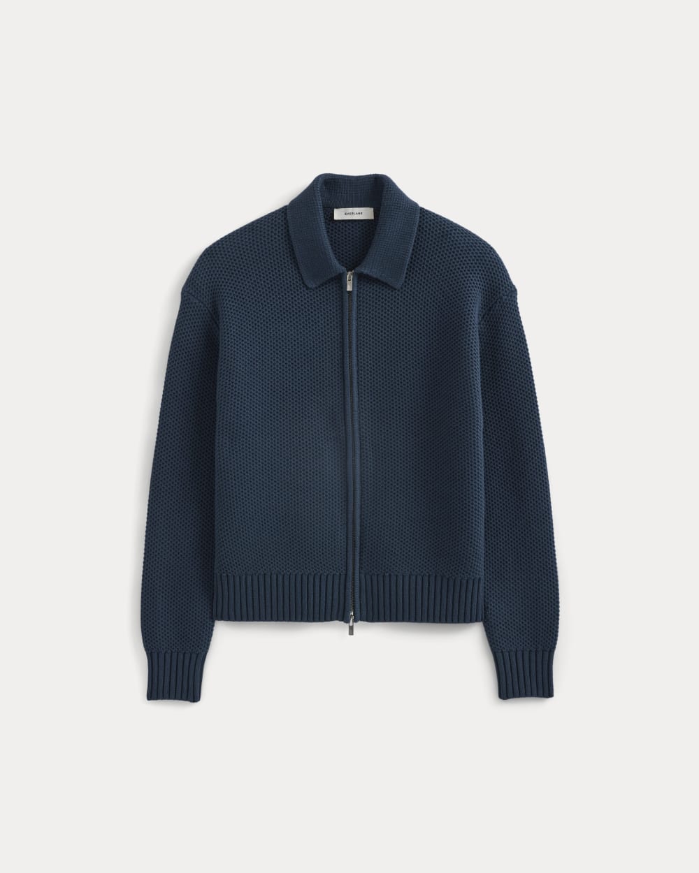 Honeycomb Sweater Jacket | Midnight Navy - Image 2