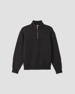 Alternative view of The ReTrack Fleece Half-Zip | Black