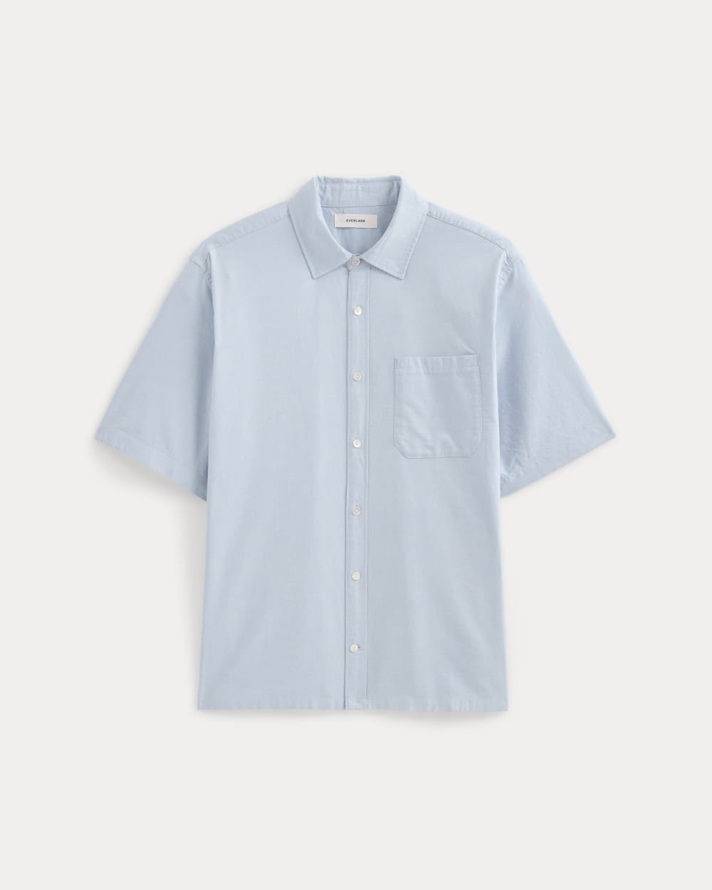 Lightweight Short-Sleeve Oxford | Light Blue - Image 2