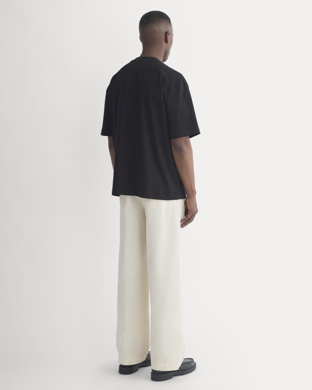Archive Relaxed-Fit Cotton Crew | Black - Image 5