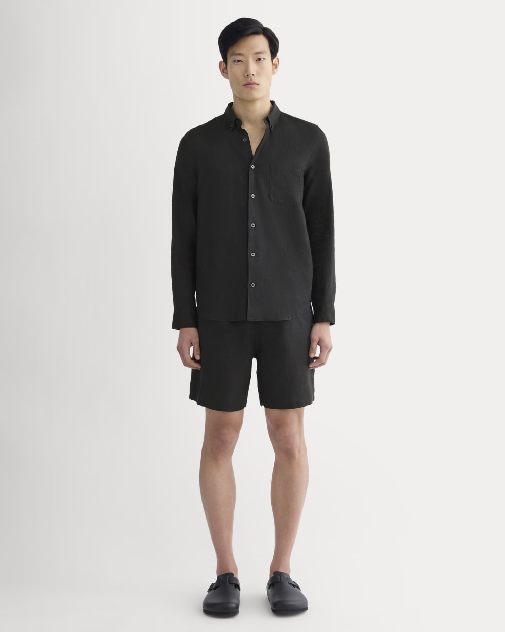 The Classic Shirt in Linen | Mayfly - Image 3