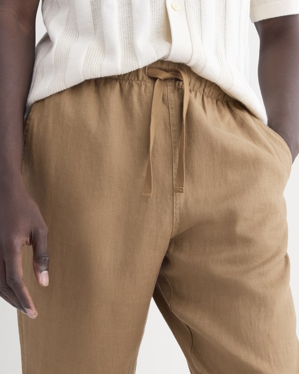 The Linen Easy Pant | Toasted Coconut - Image 4