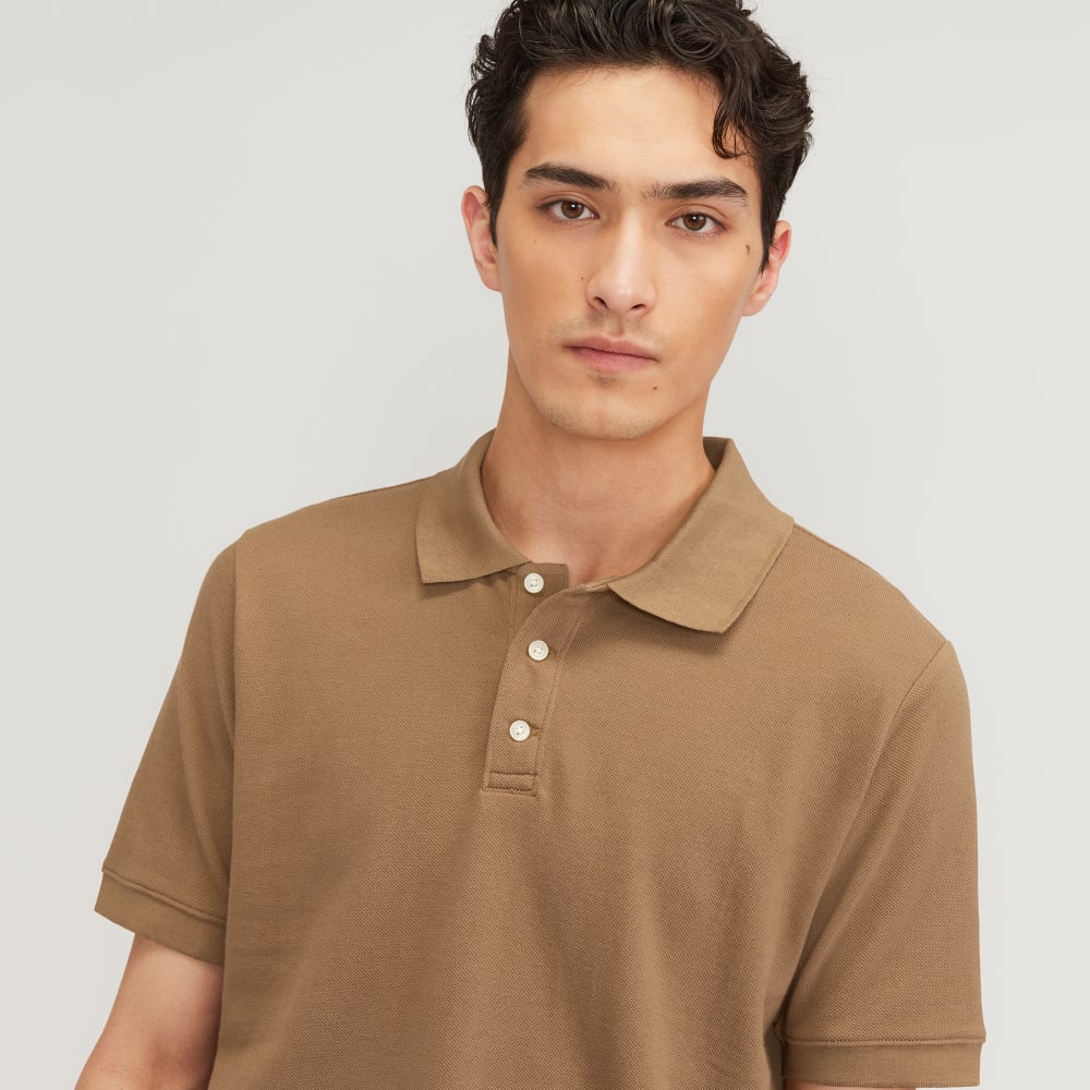 The Pique Polo | Toasted Coconut - Image 4
