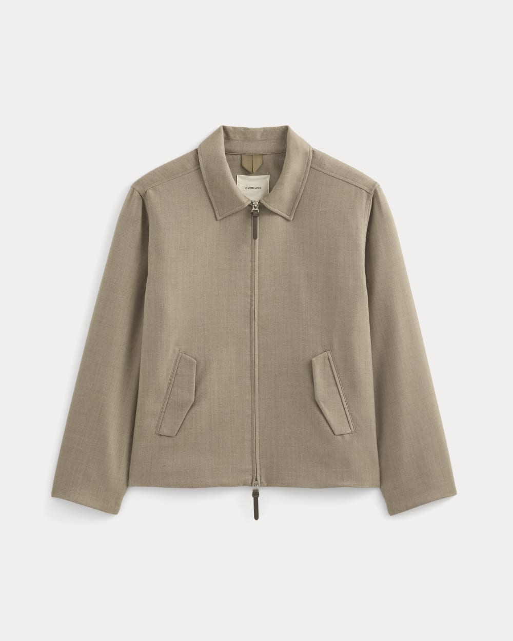 Tailored Zip Jacket | Light Taupe - Image 2