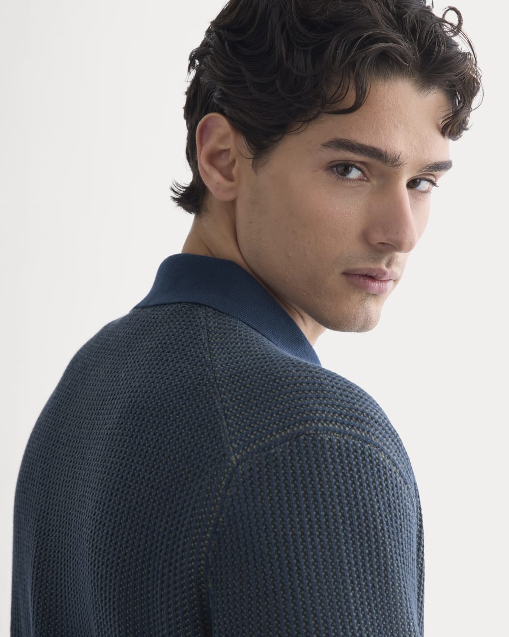 Button-Down Resort Polo | Midnight Navy/Kalamata - Image 7