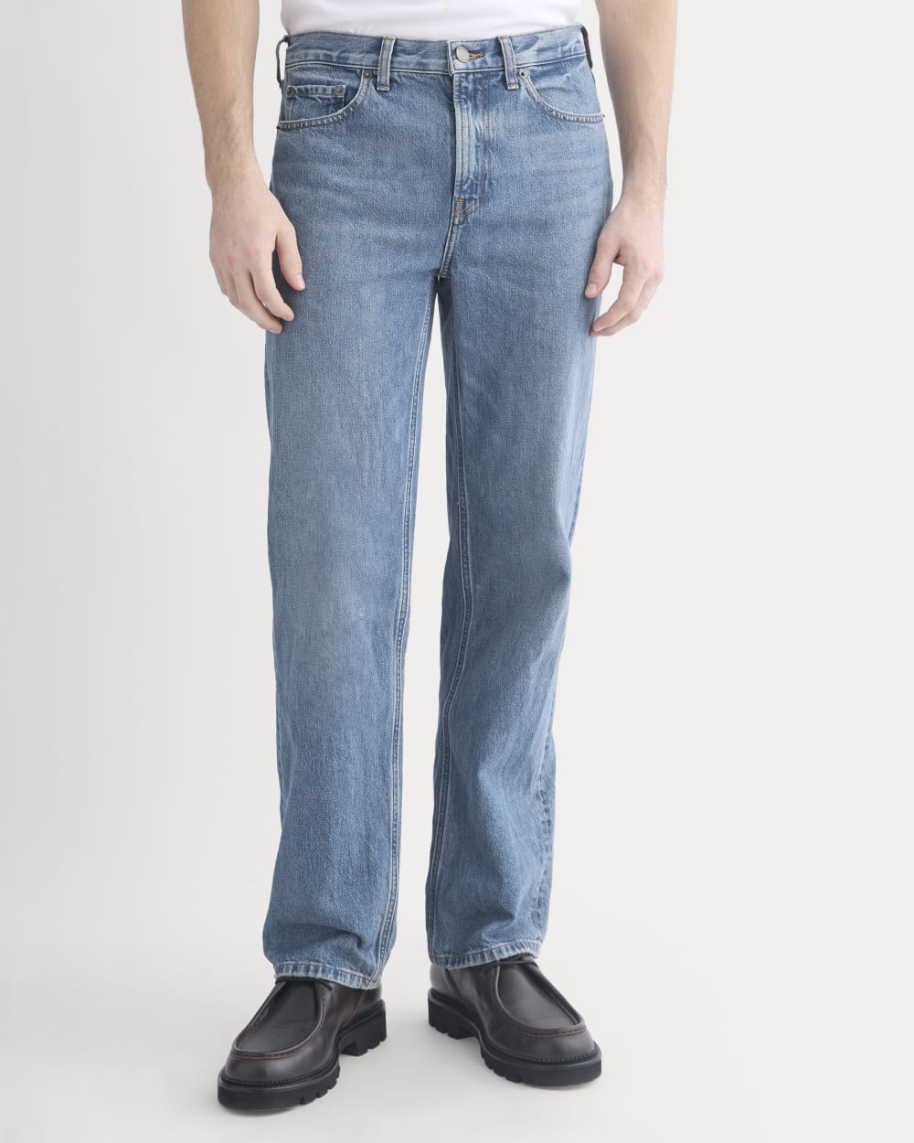 Classic Straight-Fit Jean | Medium Indigo - Image 3