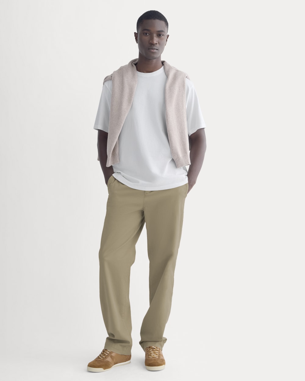 Relaxed Midweight Tee | White - Image 3