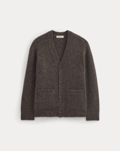 Alternative view of The Cloud Relaxed Cardigan | Heathered Burgundy