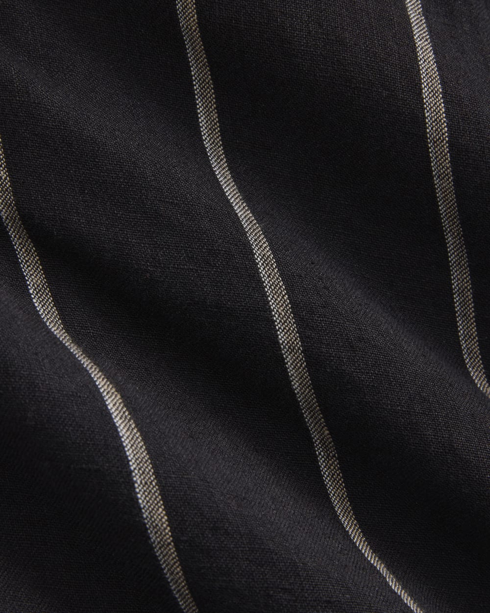Linen Resort Shirt | Black / Bone - Image 7