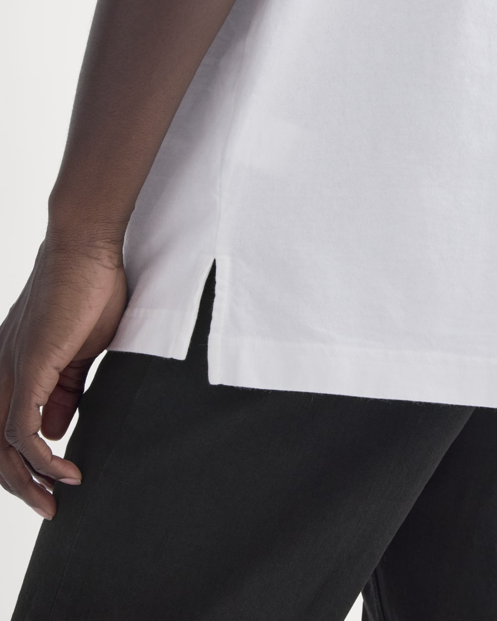Oversized Midweight Tee | White - Image 4