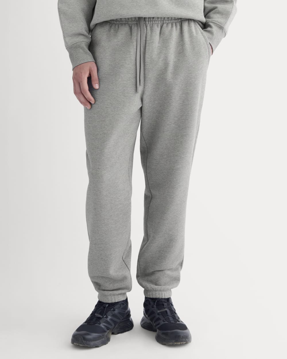Luxe Fleece Jogger | Vintage Heather Grey - Image 3