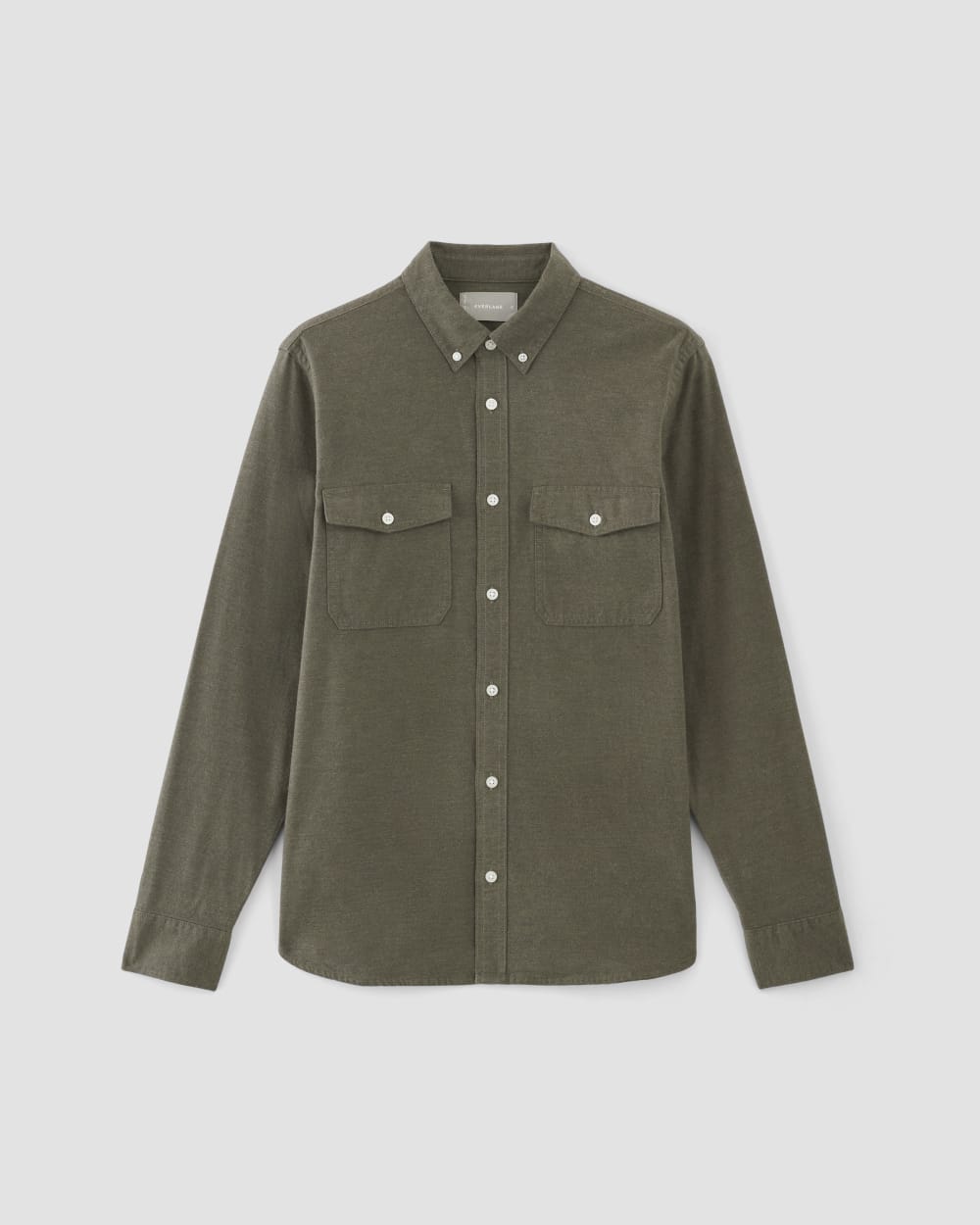 The Brushed Flannel Shirt | Heathered Thyme - Image 2