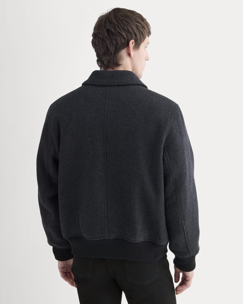 ReWool Flight Jacket | Heather Charcoal - Image 5
