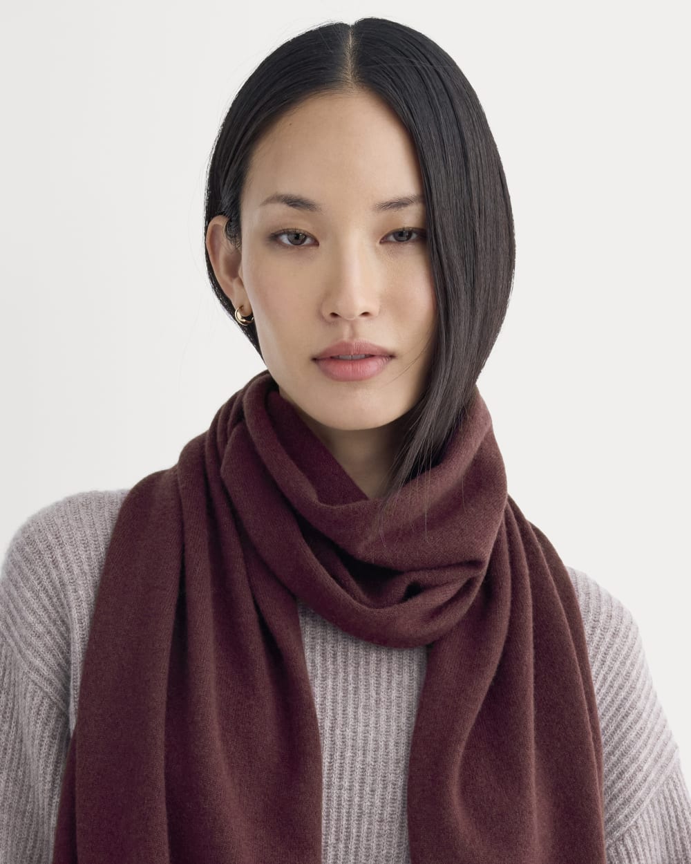 The Cashmere Scarf | Wine - Image 4
