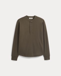 Alternative view of Vintage Rib Henley | Beech