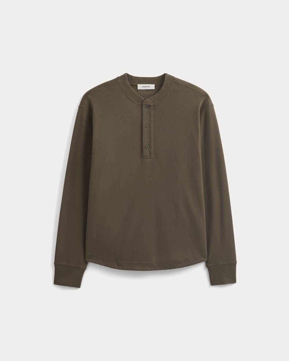 Vintage Rib Henley | Beech - Image 2