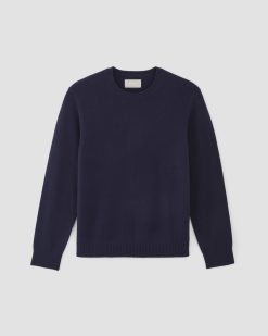 Alternative view of The Premium Merino Crew Neck Sweater | Deep Navy
