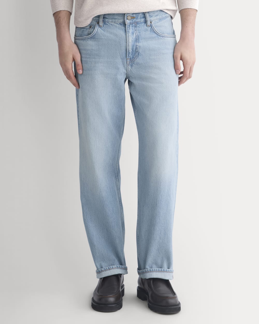 Relaxed Italian Selvedge Jean | Light Indigo - Image 3