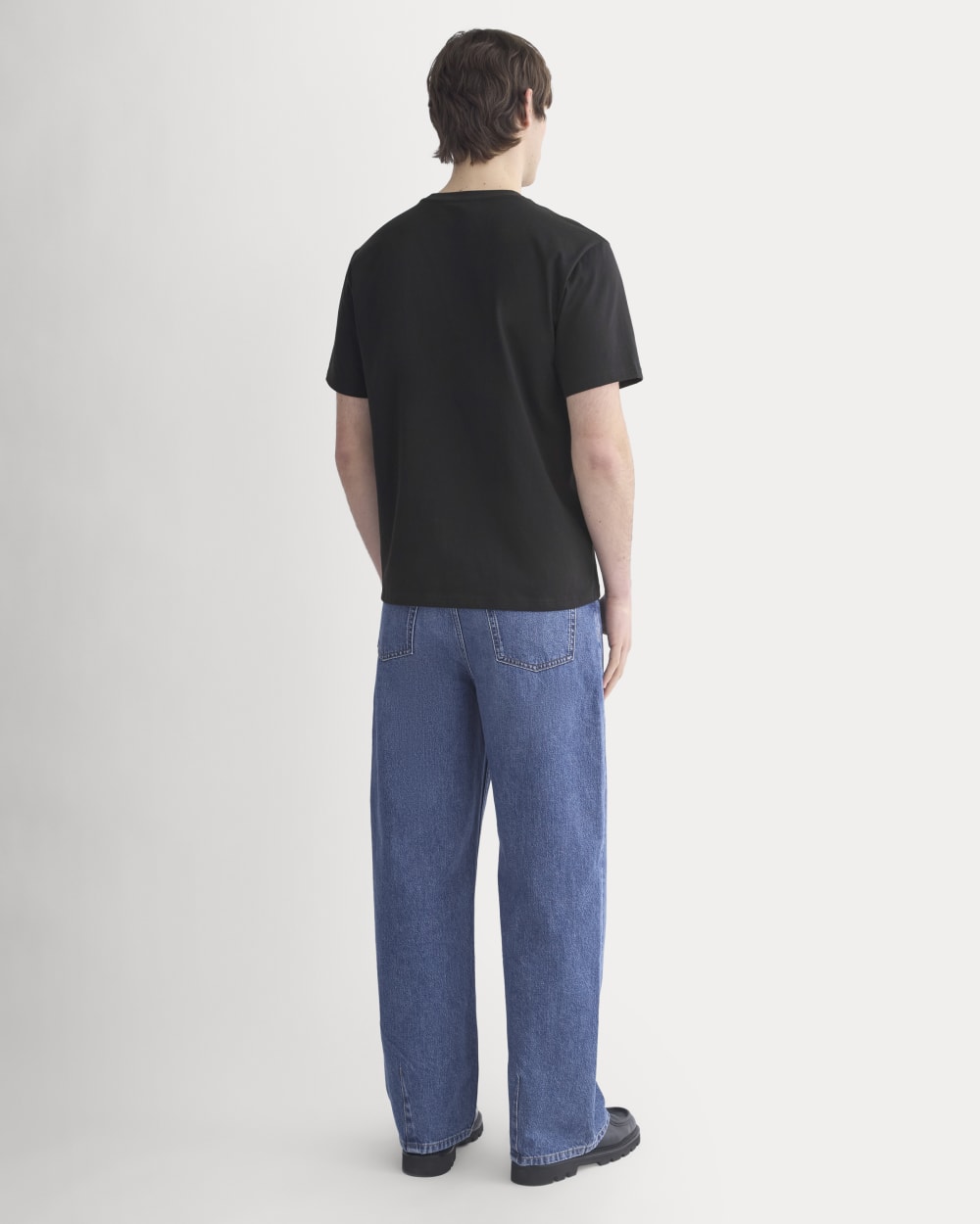 Archive Standard-Fit Cotton Crew | Black - Image 4