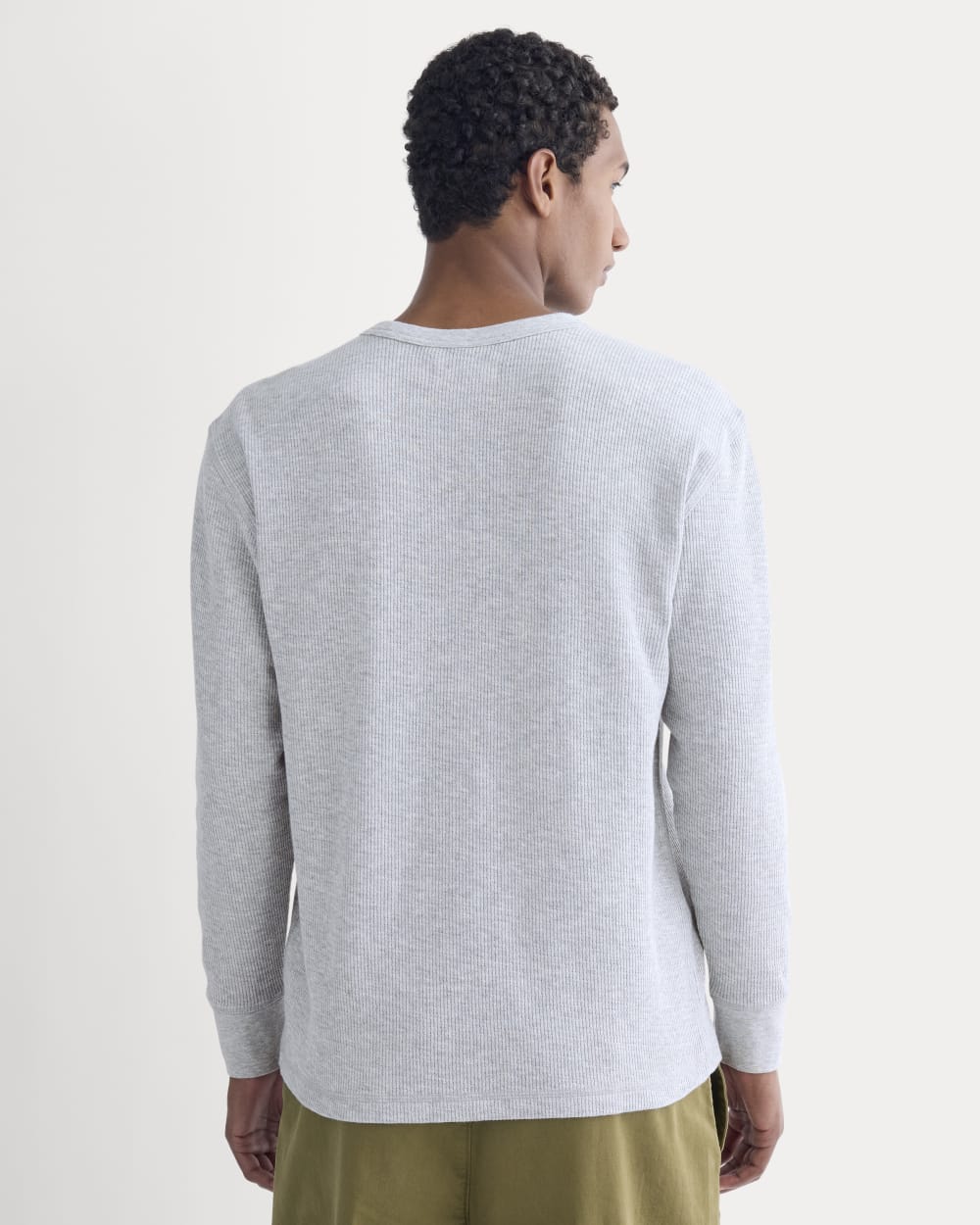 Thermal Crew in Cozy Waffle | Soft Heather Grey - Image 5