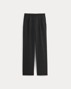 Alternative view of Pleated Trouser in Tailor Twill |  Black