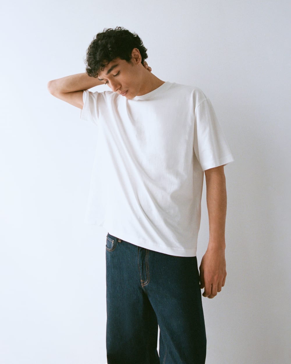 Archive Relaxed-Fit Cotton Crew | White - Image 4