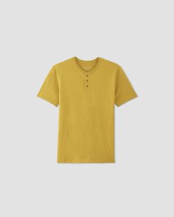 Alternative view of The Cotton Slub Henley | Honeycomb