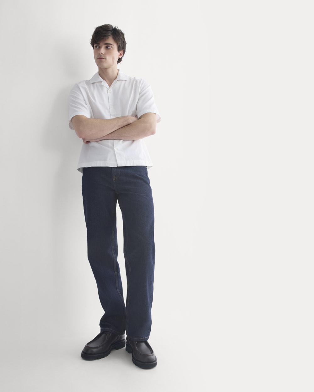 Cropped Resort Shirt | White - Image 4