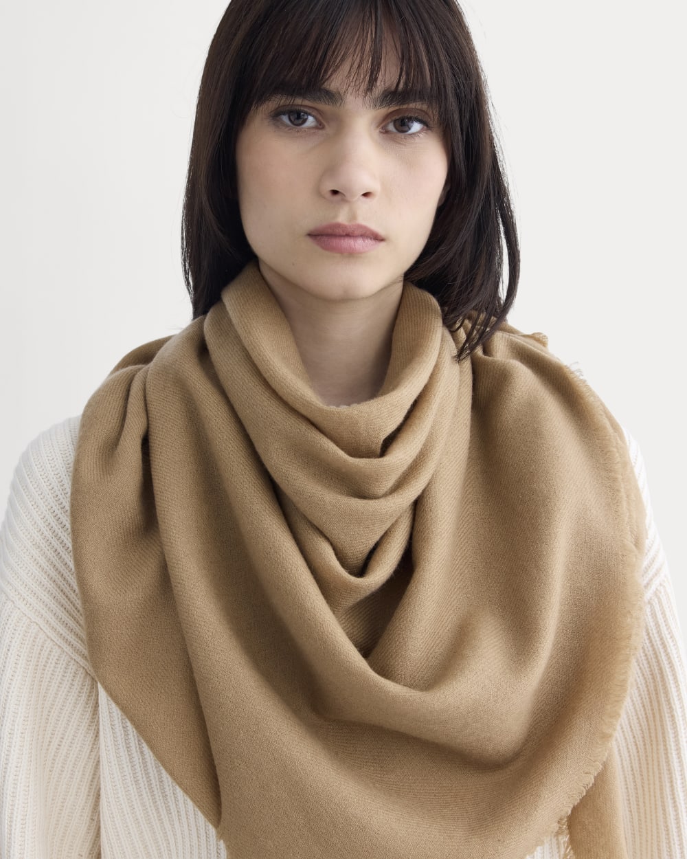 The Cashmere Feather Scarf | Tiger's Eye - Image 3